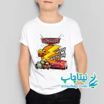 سفارش چاپ تیشرت تولد طرح ماشین ها (مک کویین) کد6