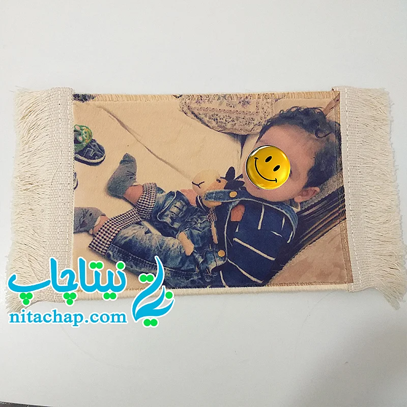 سفارش و خرید چاپ عکس کودک و بچه روی تابلو فرش در تهران