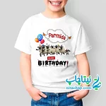 سفارش چاپ و خرید لباس بره ناقلا برای تولد کد2