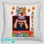 کوسن تام و جری با عکس کودک کد2